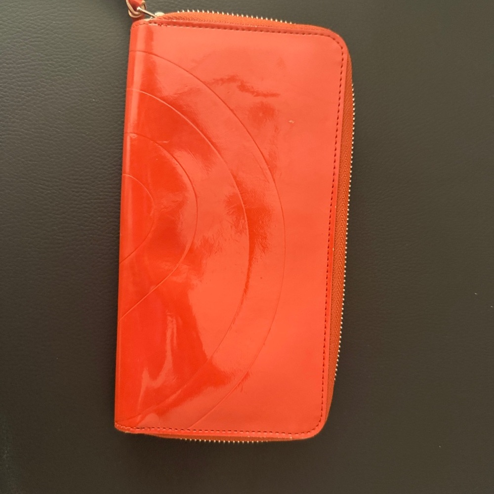 MM6 Maison Martin Margiela Glossy Orange Wallet